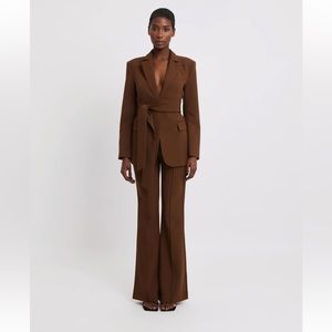 BOA classic blazer with belt & wide leg suit trouser size M